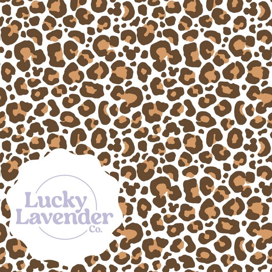 Wild Cutie Seamless Pattern - Cream/Tan