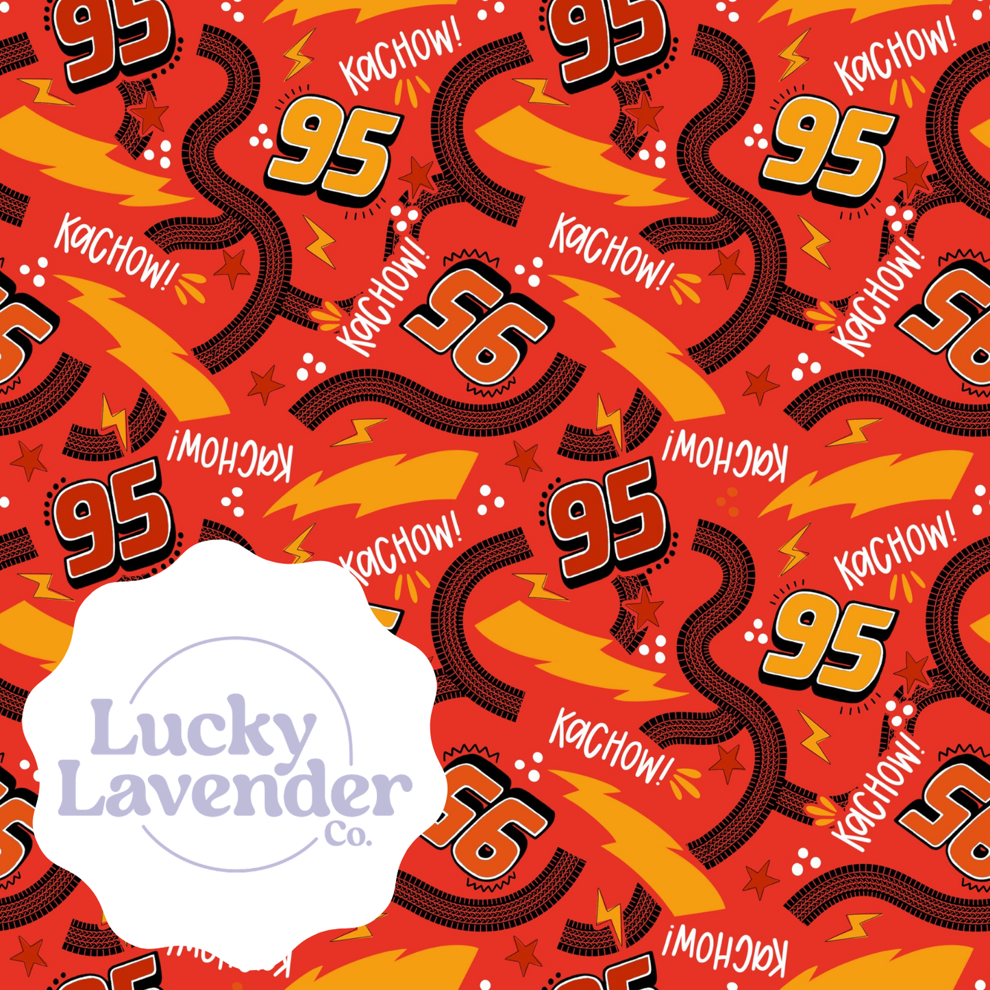 Kachow Seamless Pattern