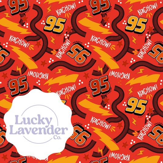 Kachow Seamless Pattern