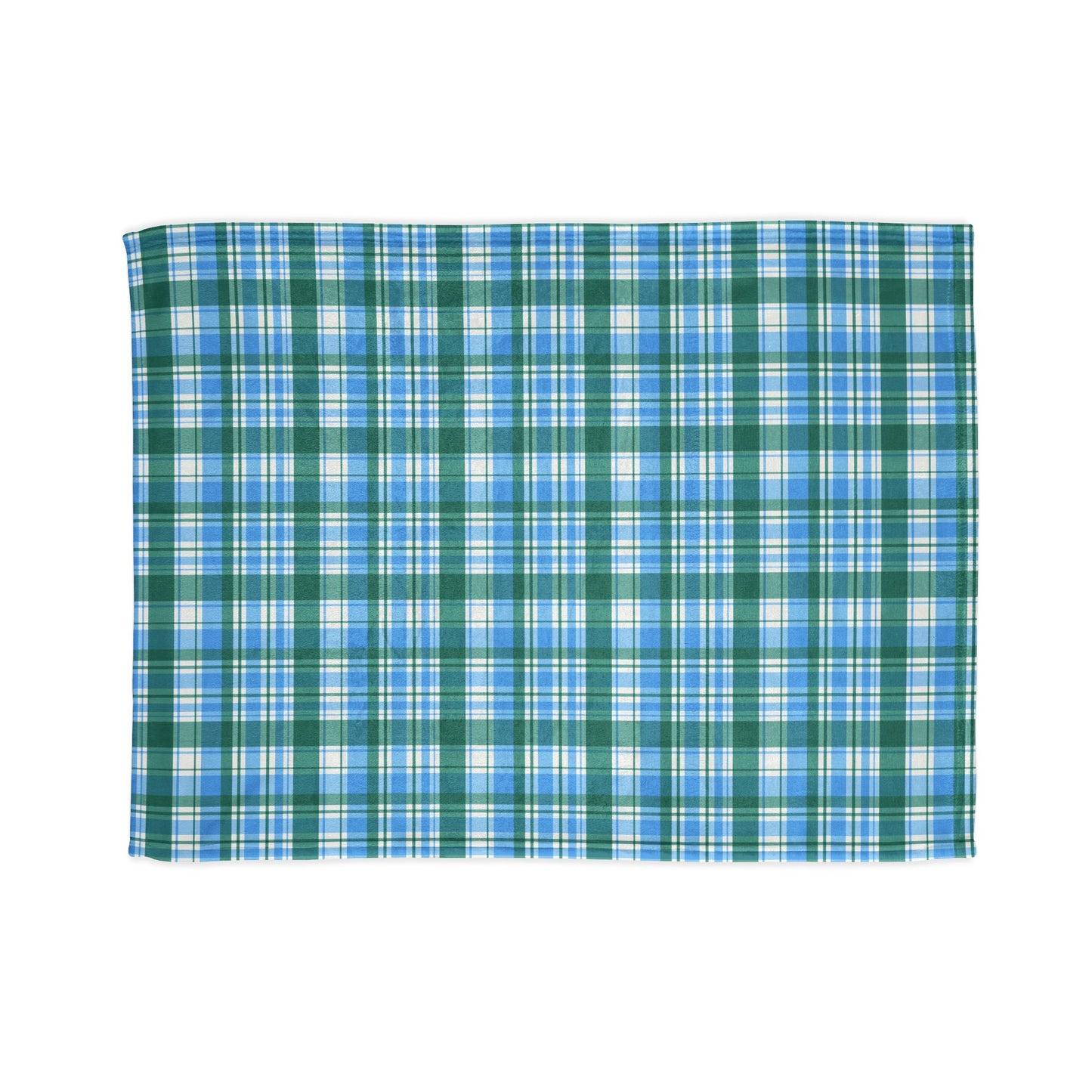 Preppy Plaid Throw Blanket