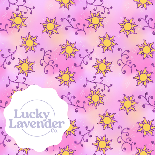 Corona Sunshine Seamless Pattern