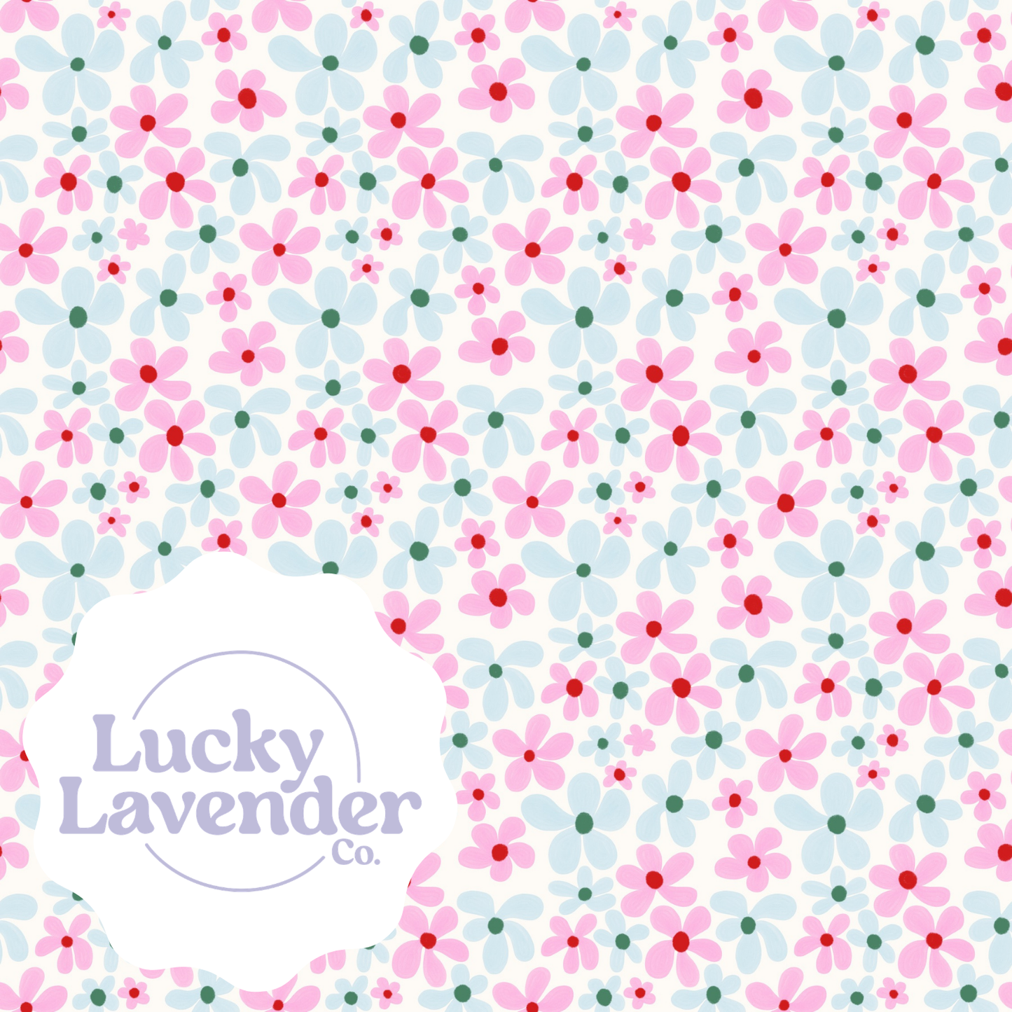 Whimsical Florals Seamless Pattern