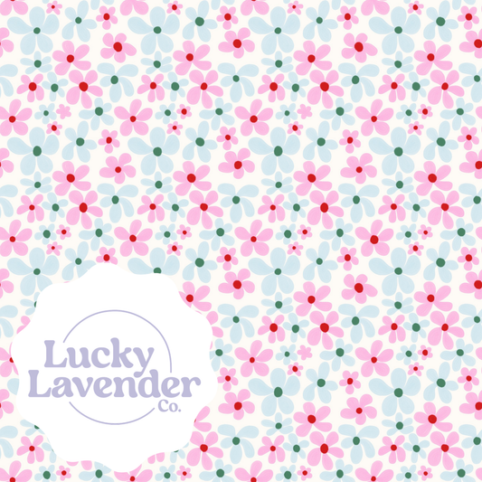 Whimsical Florals Seamless Pattern
