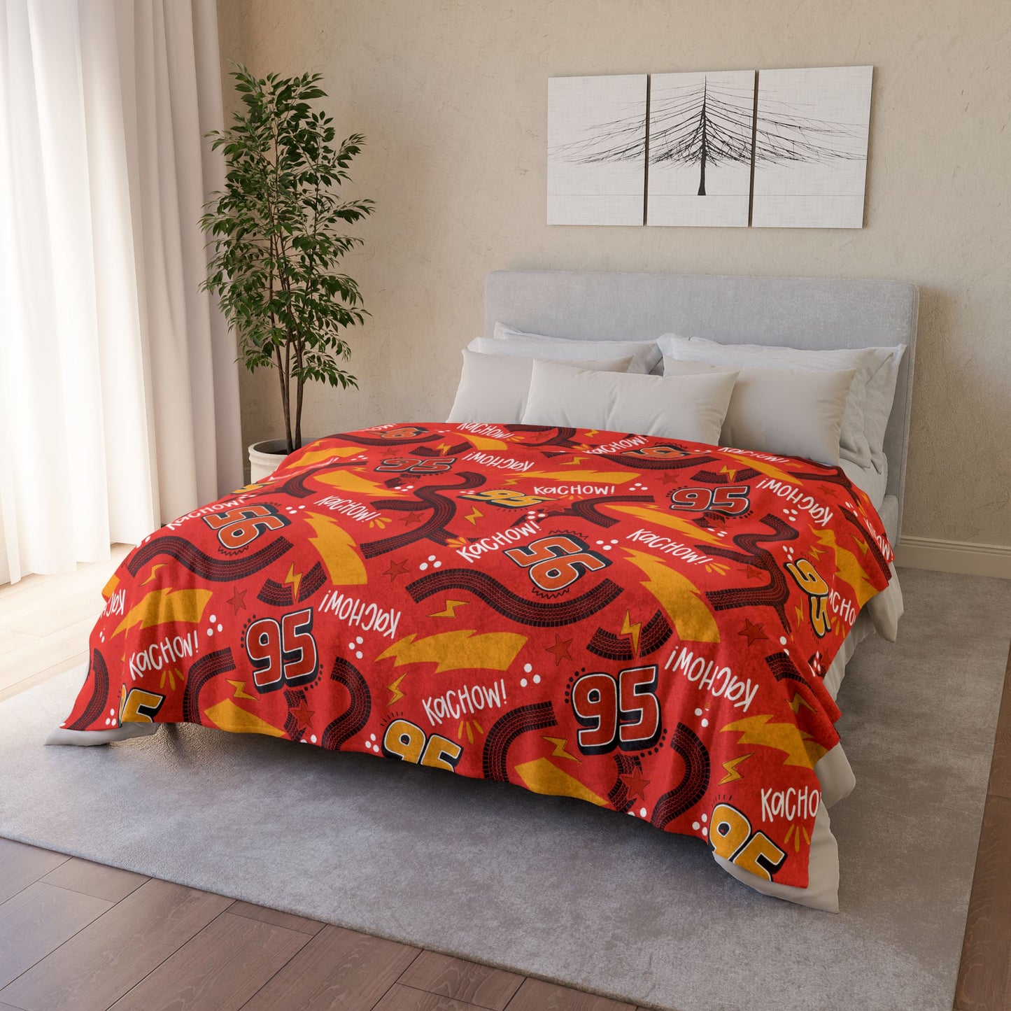 Ka-Chow Throw Blanket
