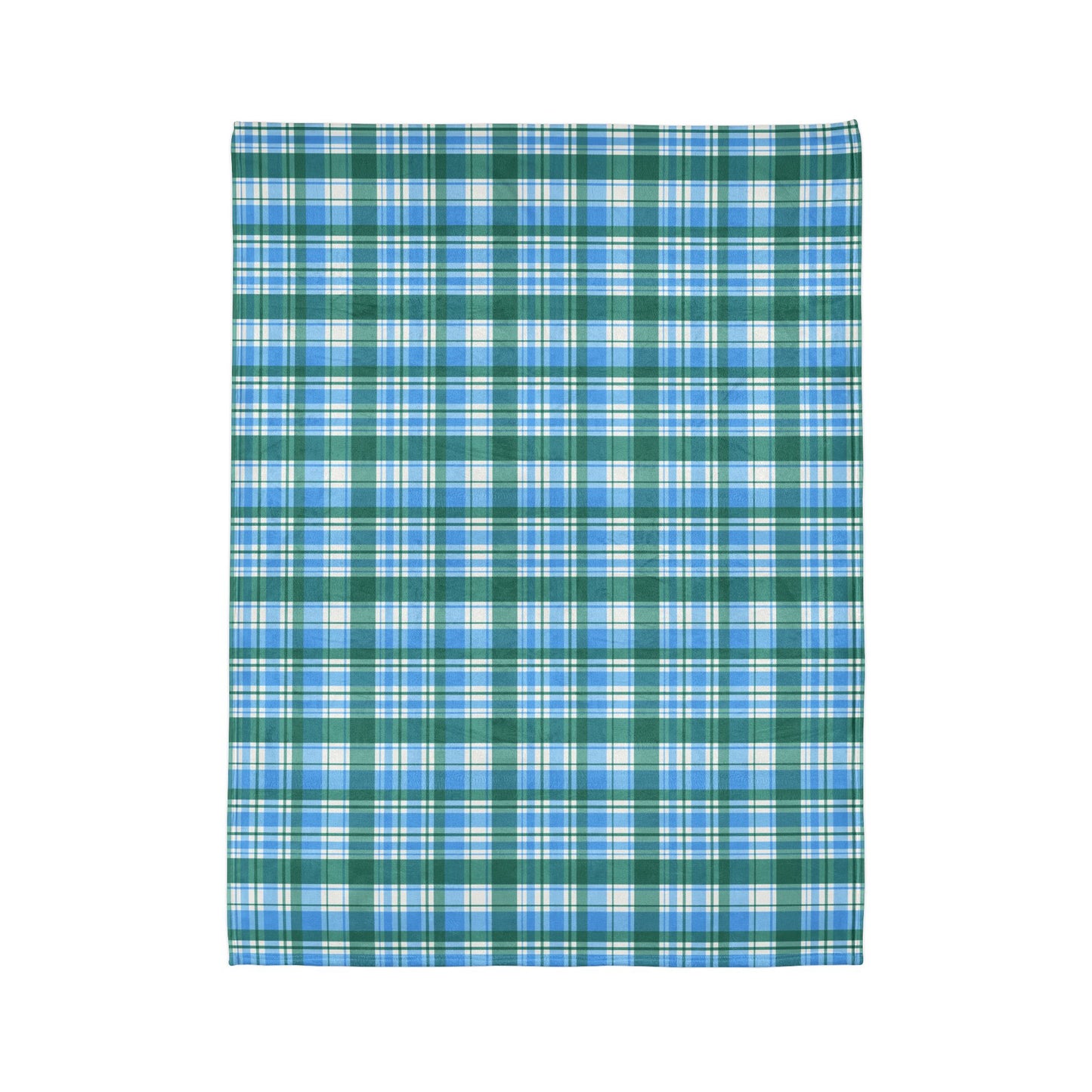 Preppy Plaid Throw Blanket