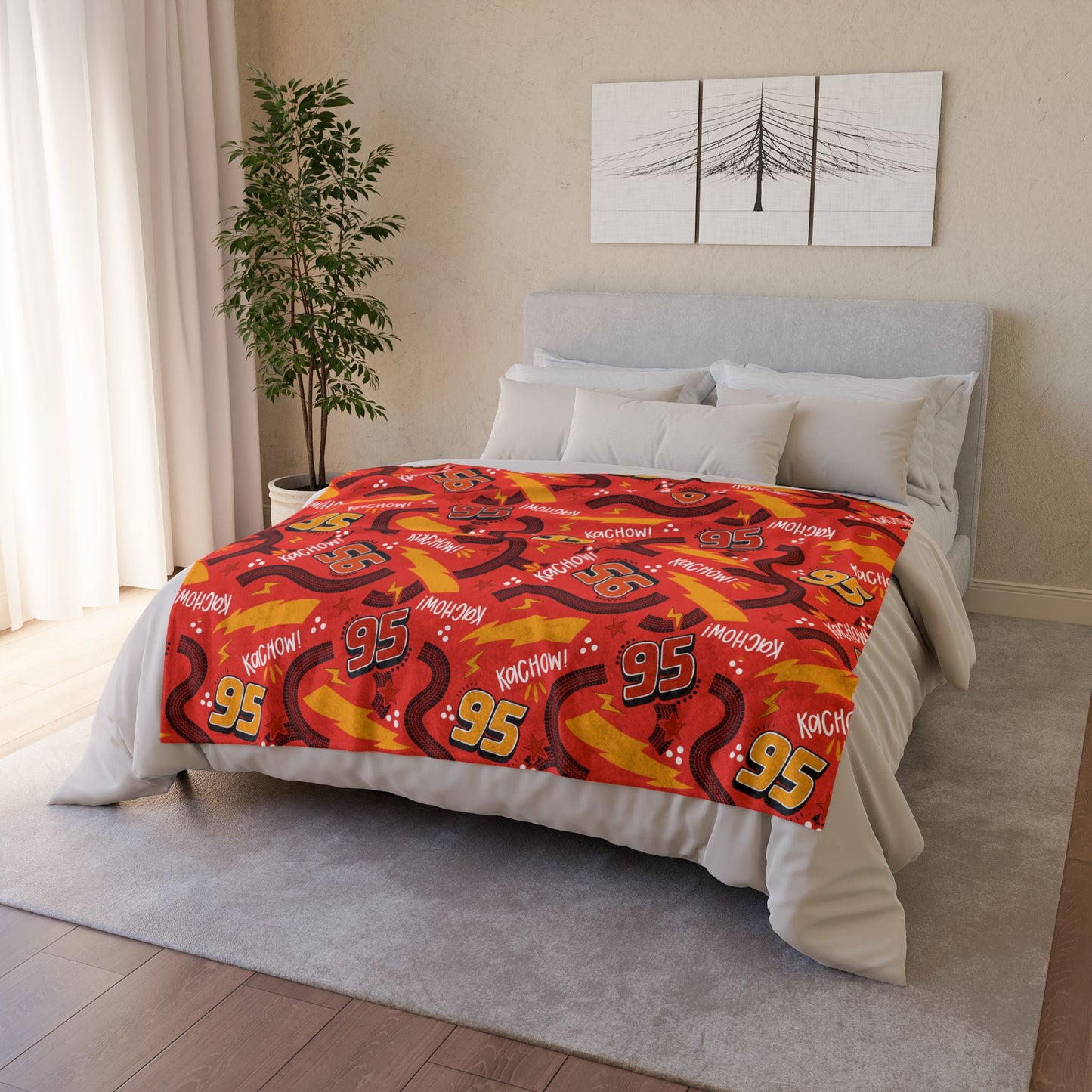 Ka-Chow Throw Blanket