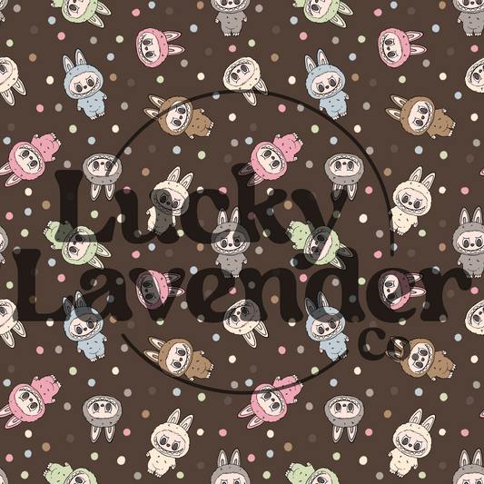 Macaron Cuties Seamless Pattern
