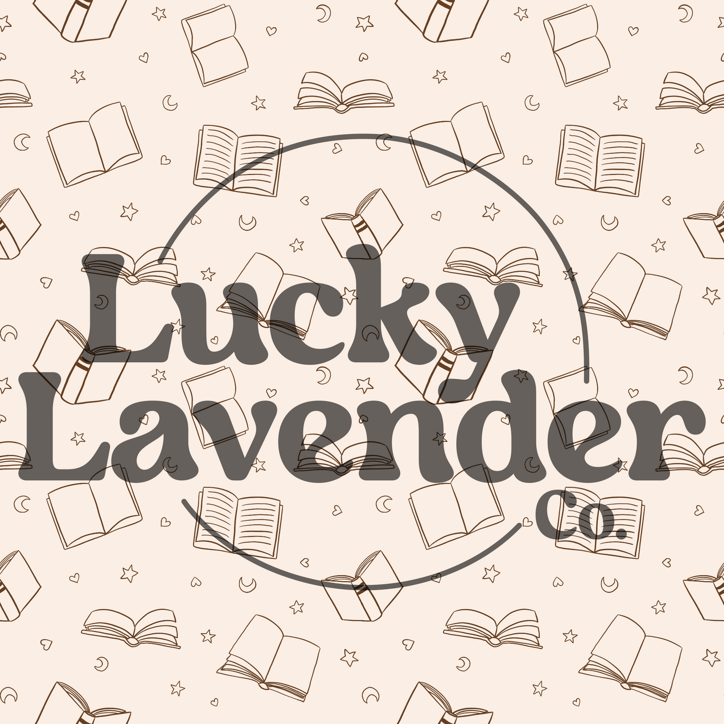 Bookish Seamless Pattern