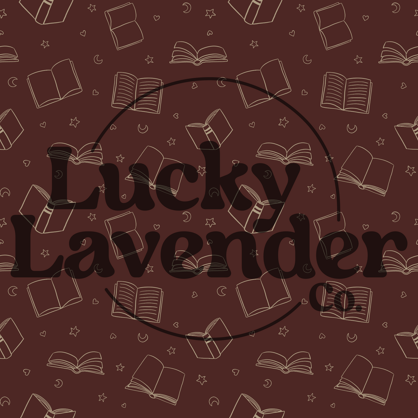 Bookish Seamless Pattern