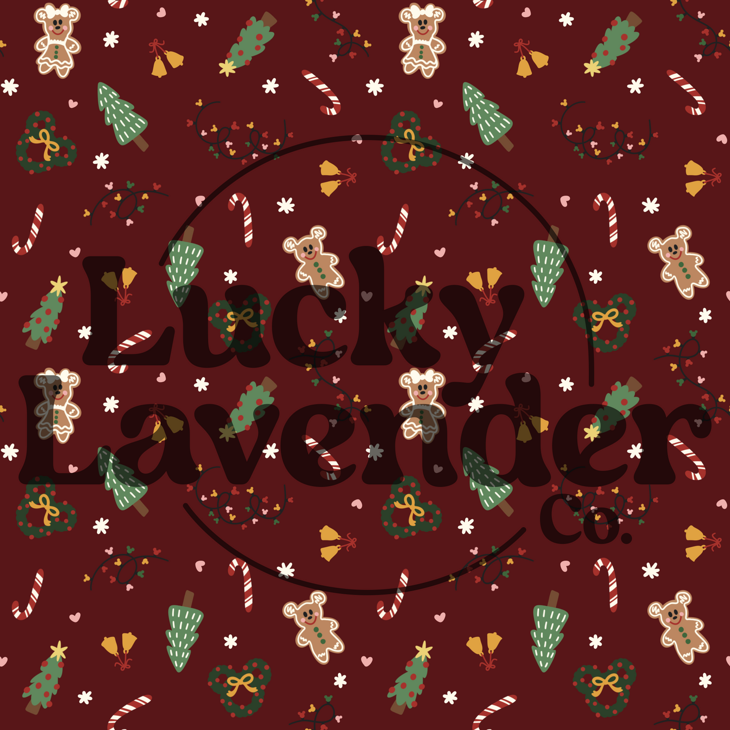 Magical Holiday Seamless Pattern