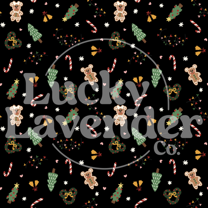 Magical Holiday Seamless Pattern
