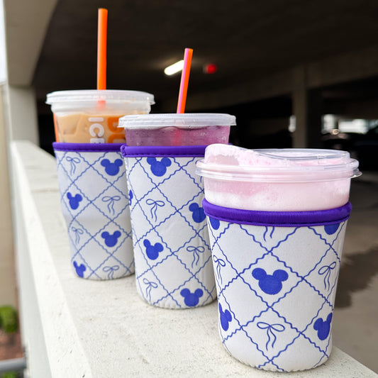 Blue Mickey Drink Sleeve