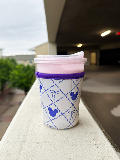 Blue Mickey Drink Sleeve