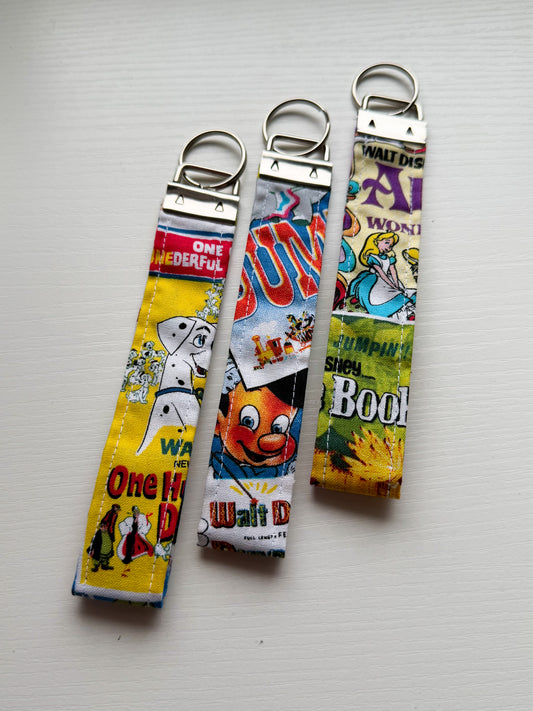 Vintage Magic Wristlet Key Fob