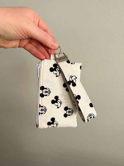 Mousey Key Fob + Wallet Wristlet