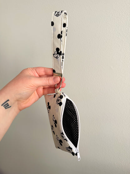 Mousey Key Fob + Wallet Wristlet
