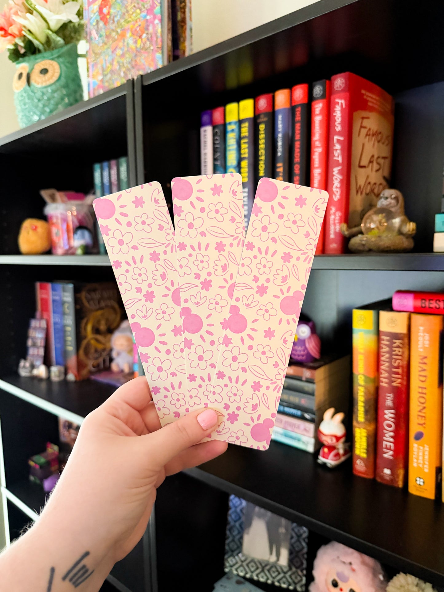 Mickey Florals Bookmark